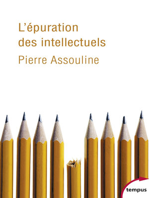cover image of L'épuration des intellectuels